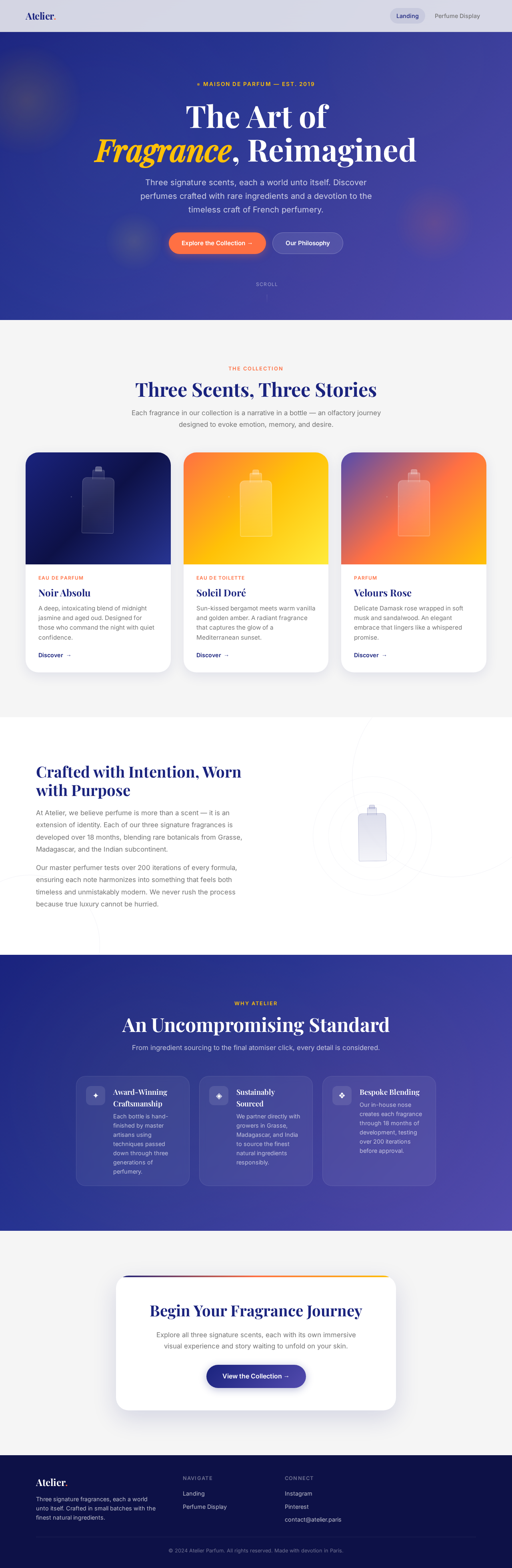 Landing design preview