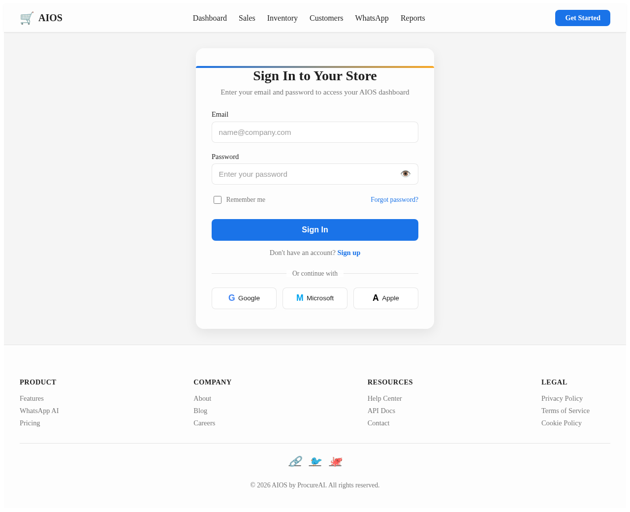 Login design preview