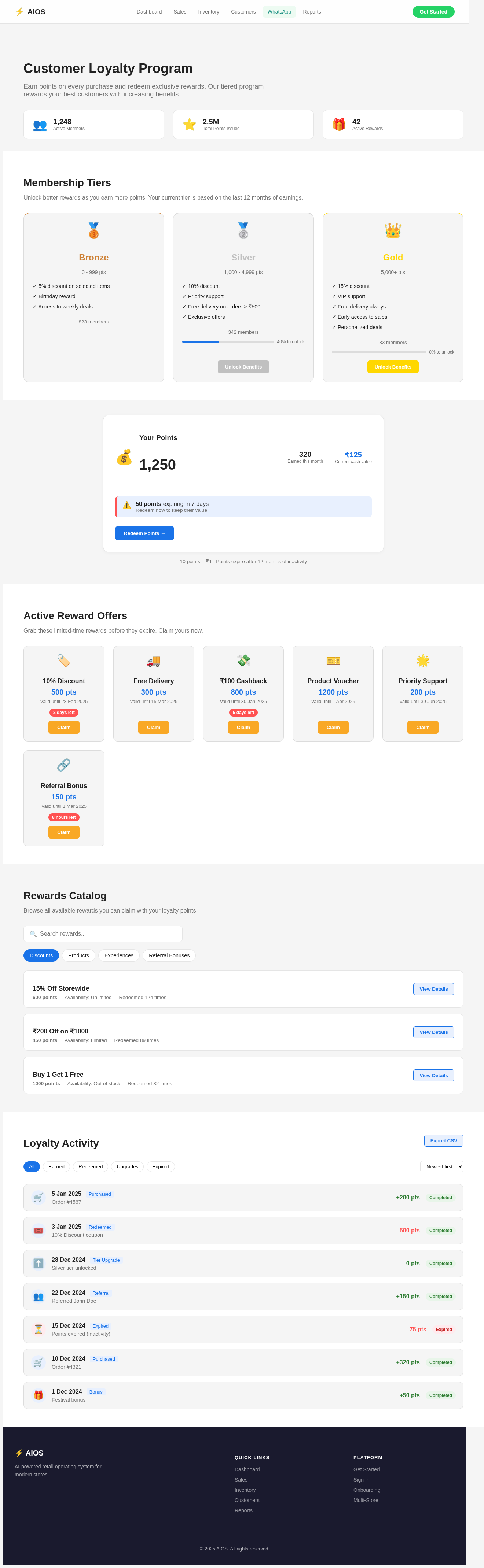 Loyalty design preview