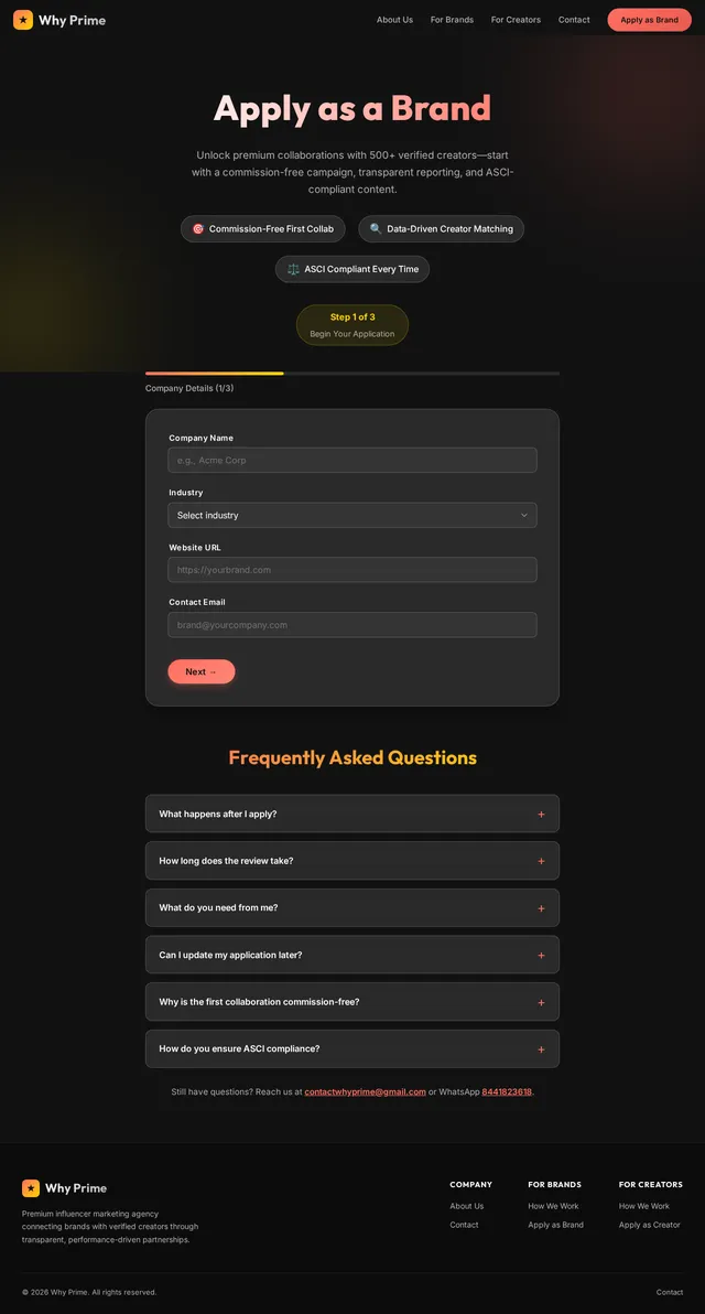 Brand Application