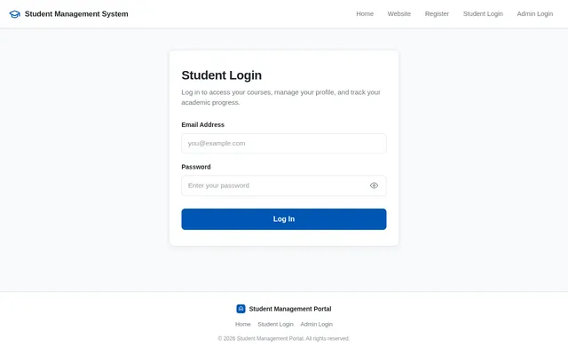Student Login