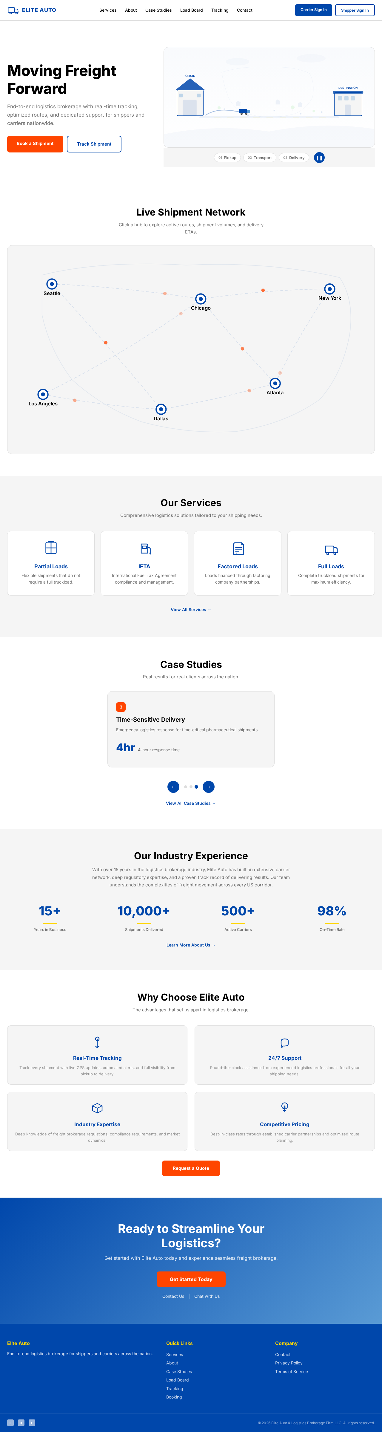 Landing design preview