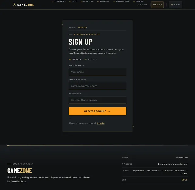 Sign Up