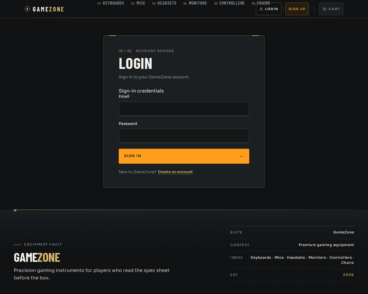 Login design preview