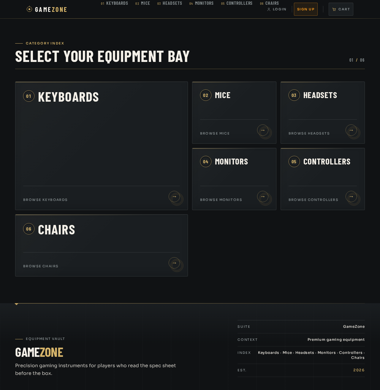 Product Categories design preview