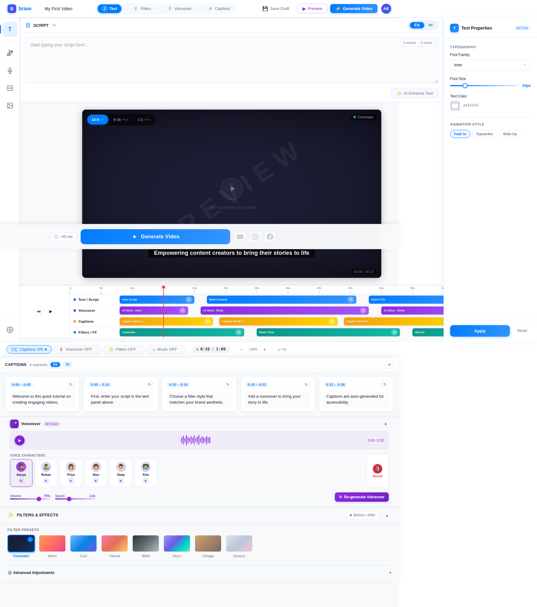 Editor design preview