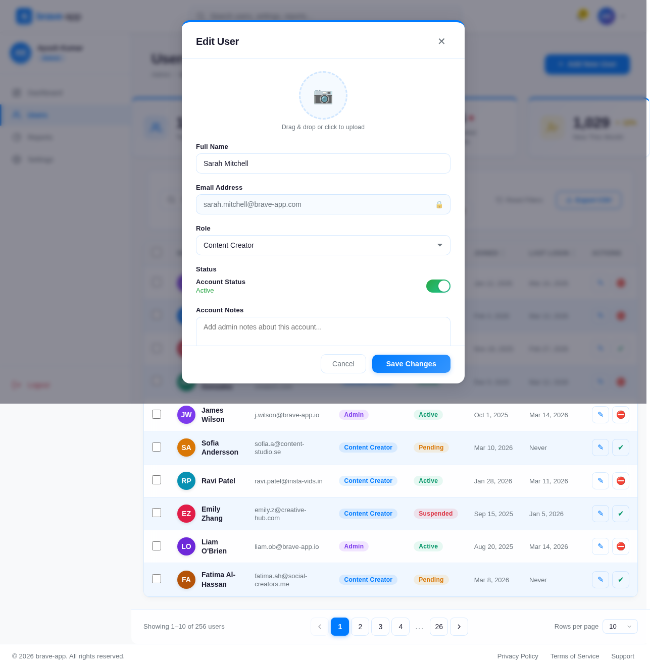 Users design preview