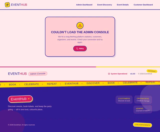 Admin Dashboard