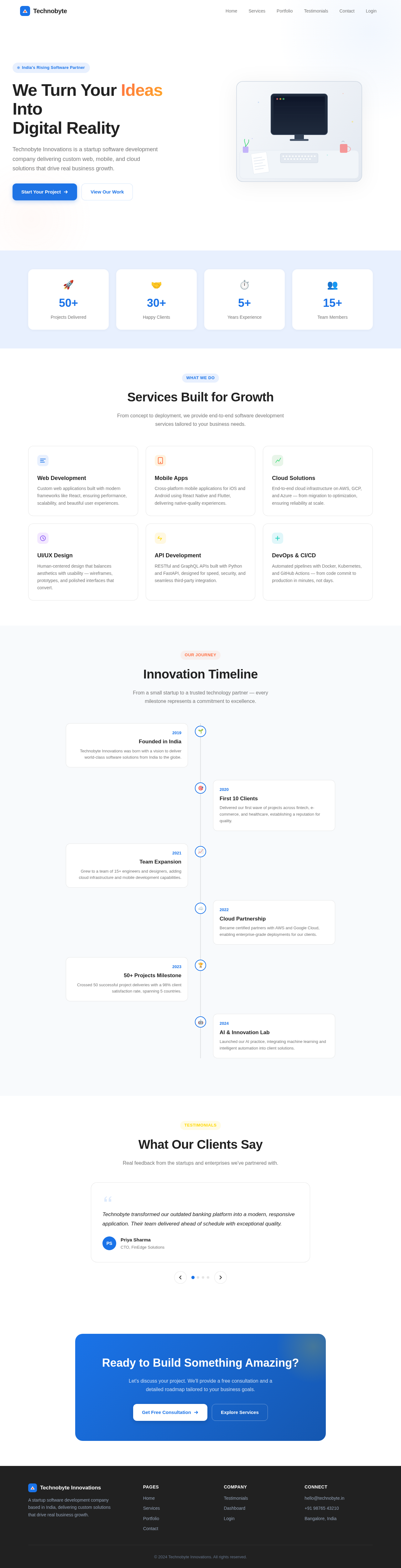 Landing design preview