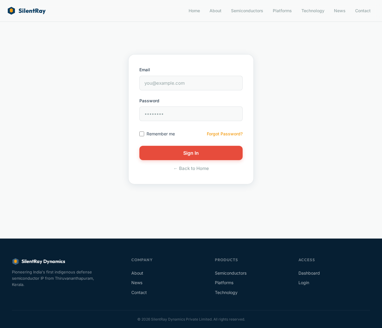 Login design preview