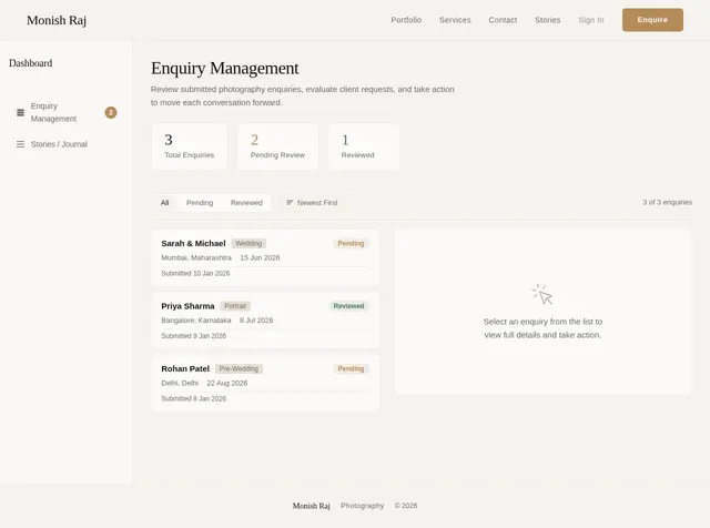 Admin Dashboard