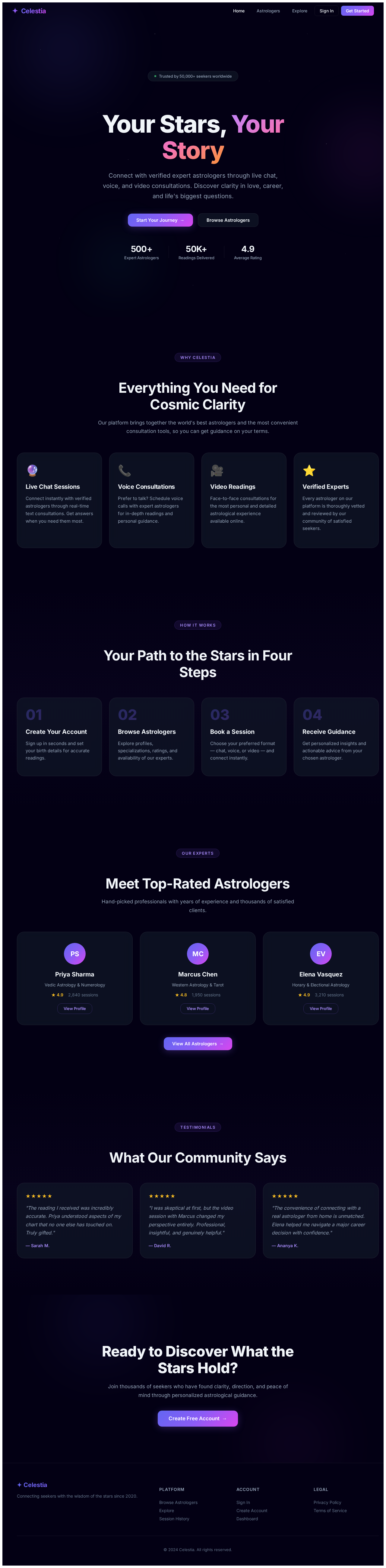 Landing design preview