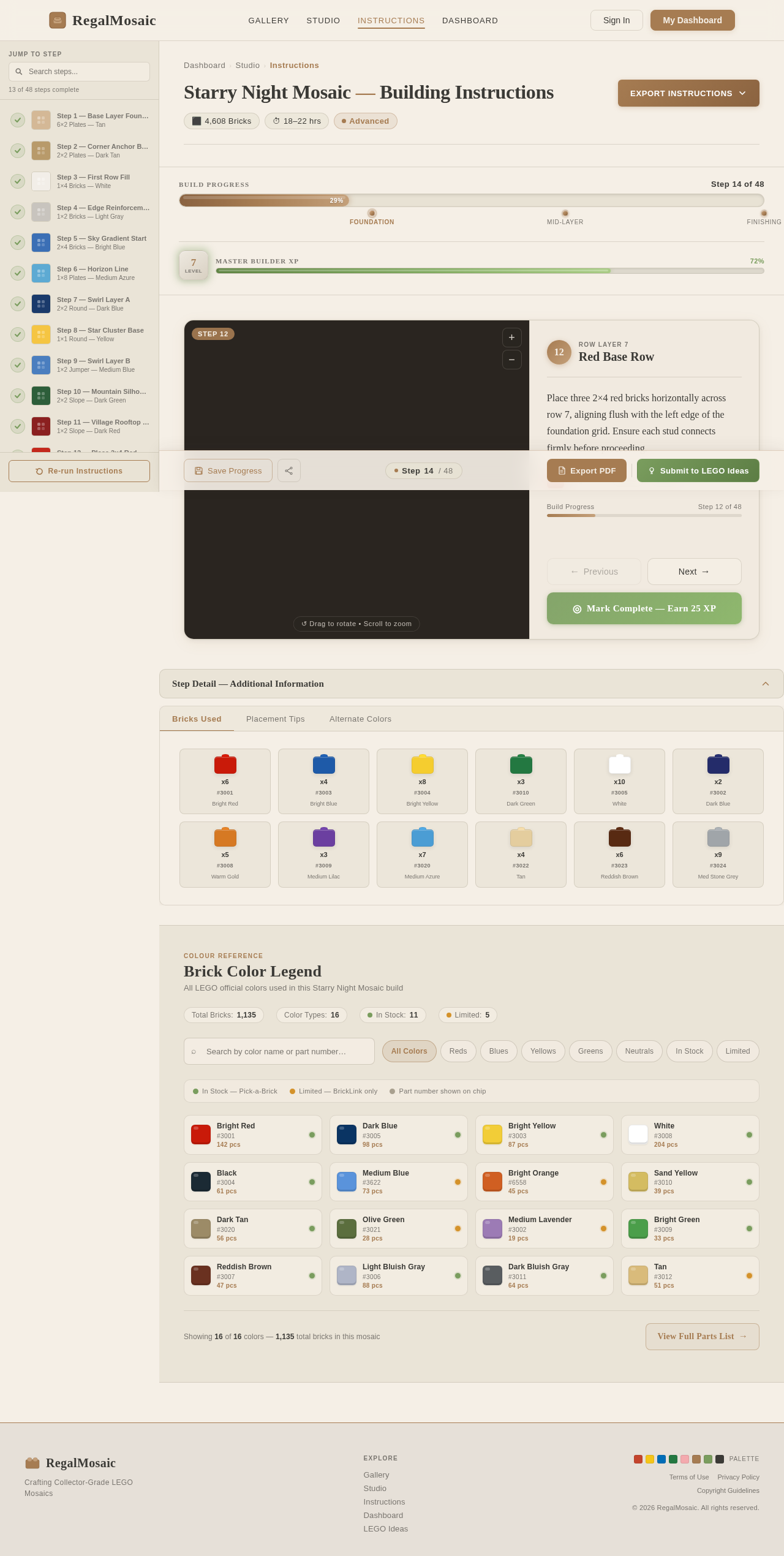 Instructions design preview