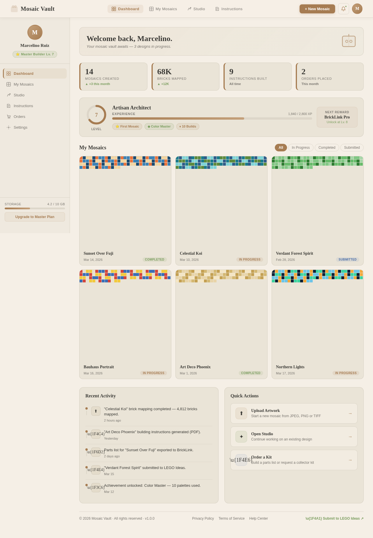 Dashboard design preview