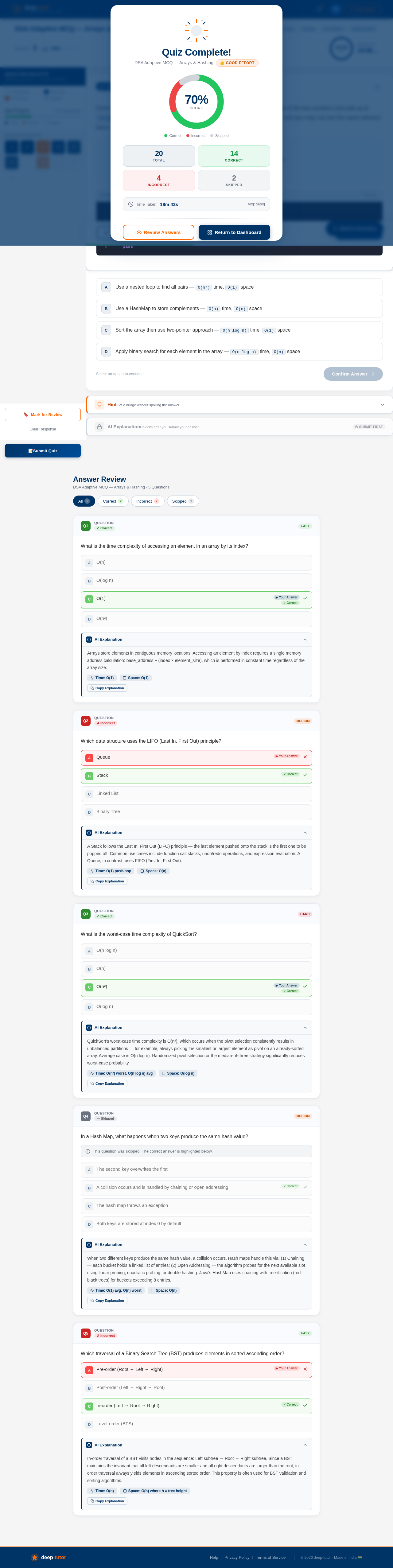 MCQ Test design preview
