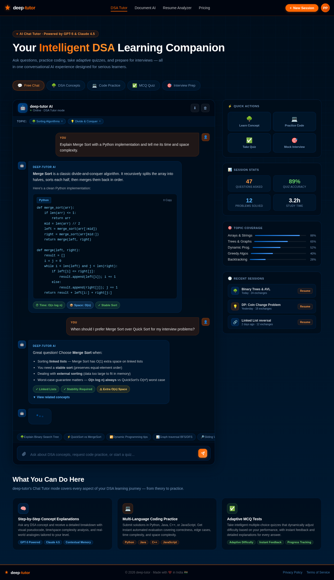 Chat Tutor design preview