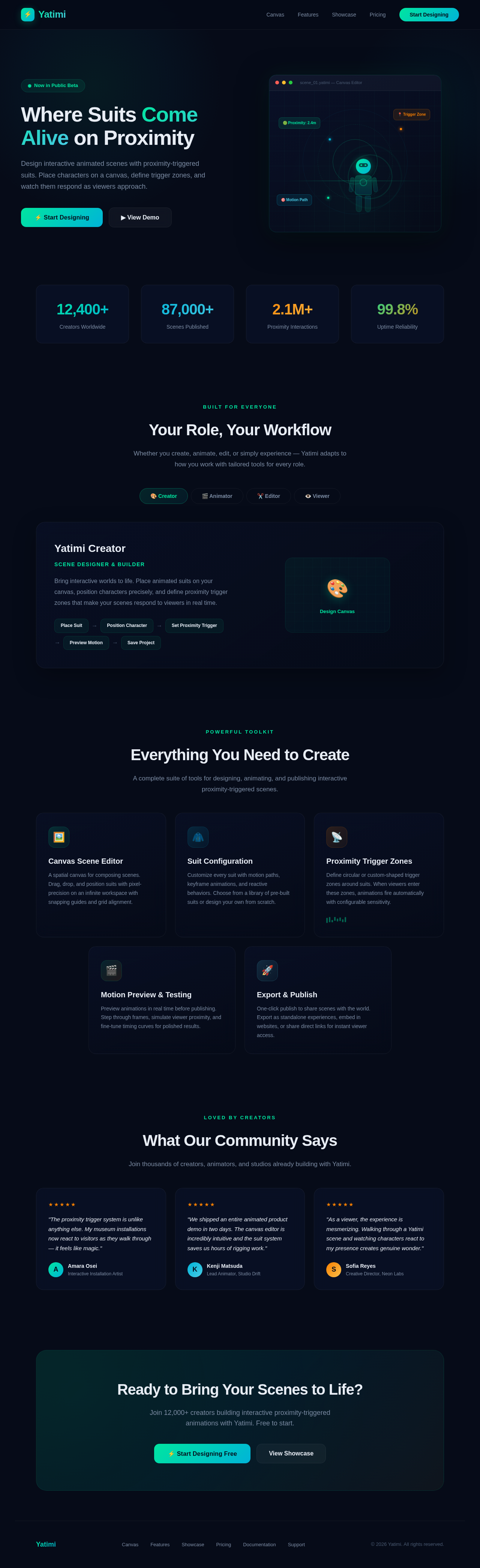 Landing design preview