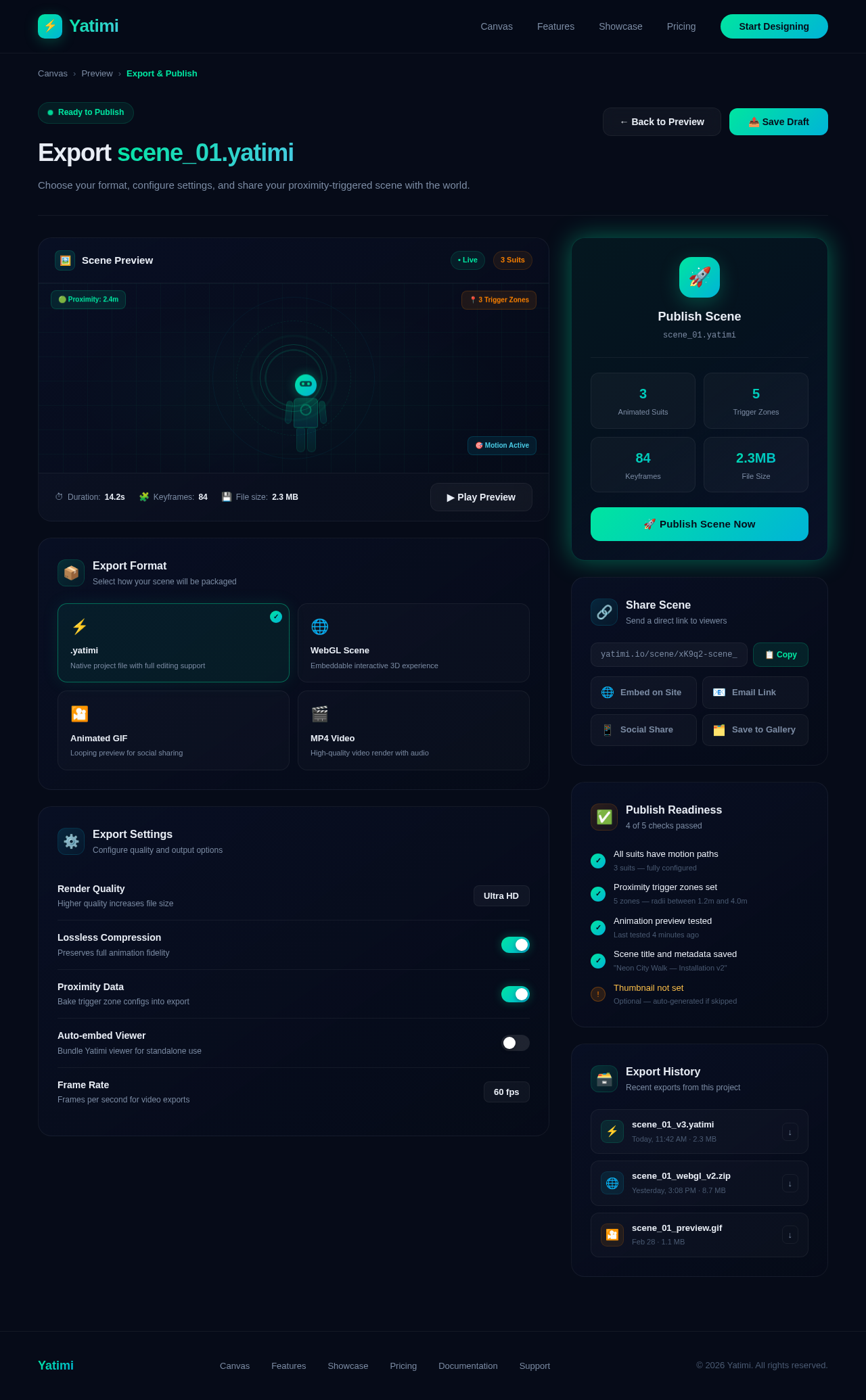 Export design preview
