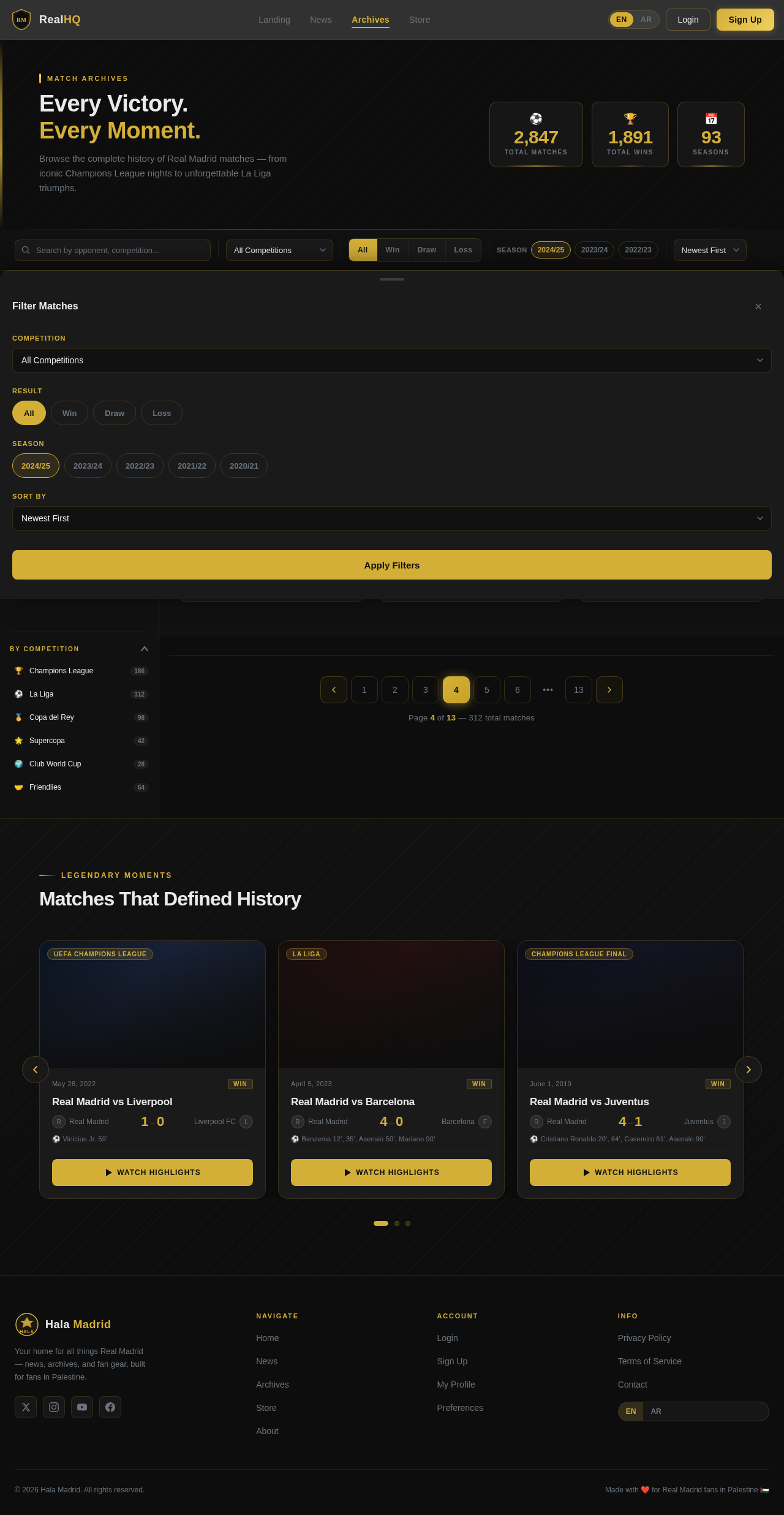 Archives design preview