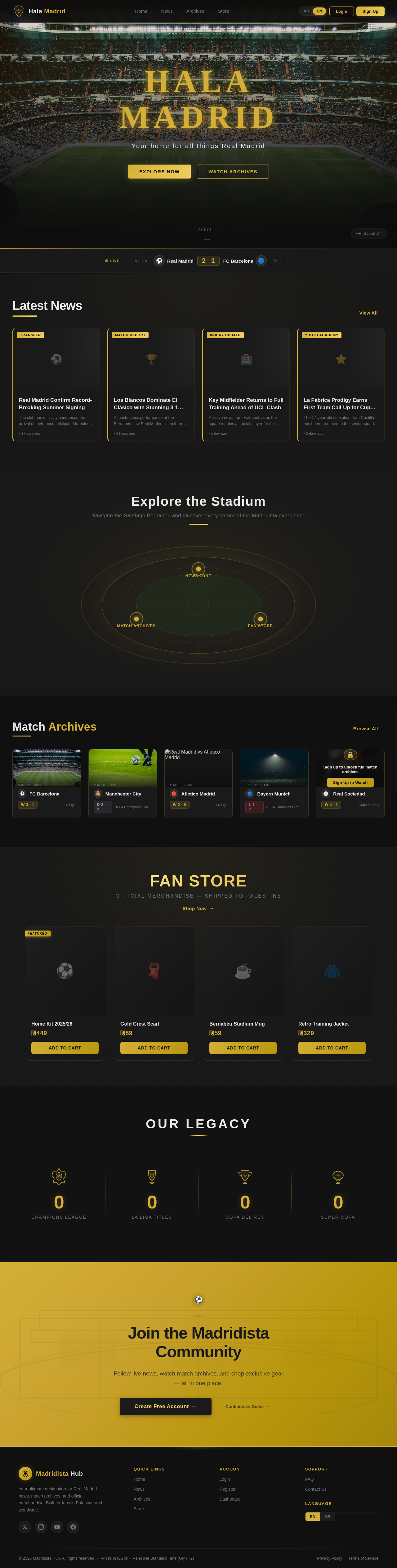 Landing design preview