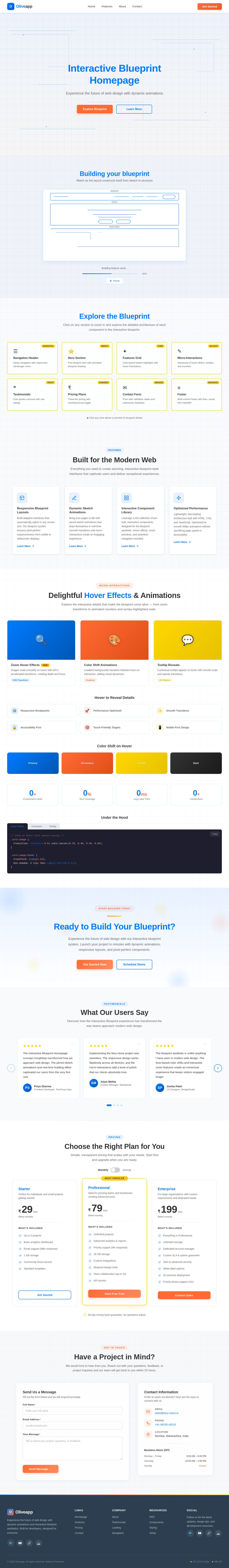 Homepage design preview