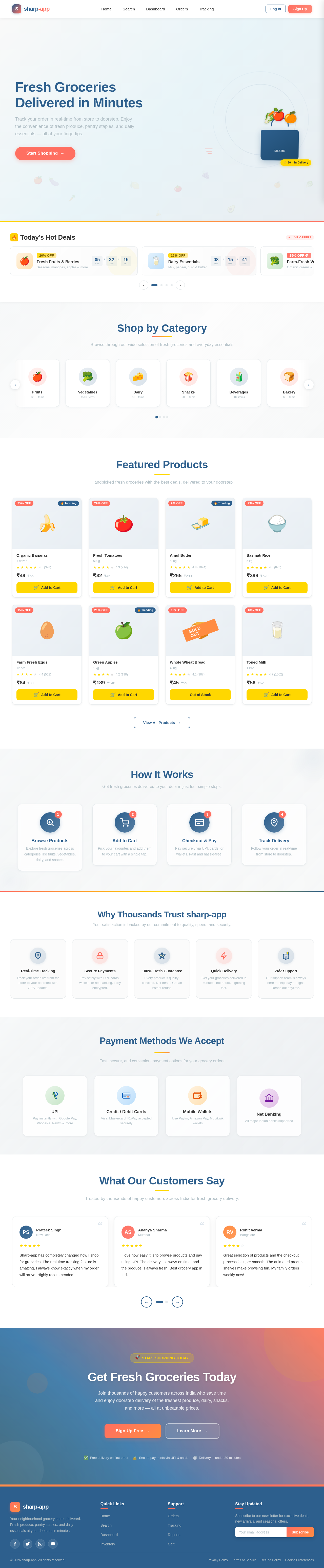 Landing design preview