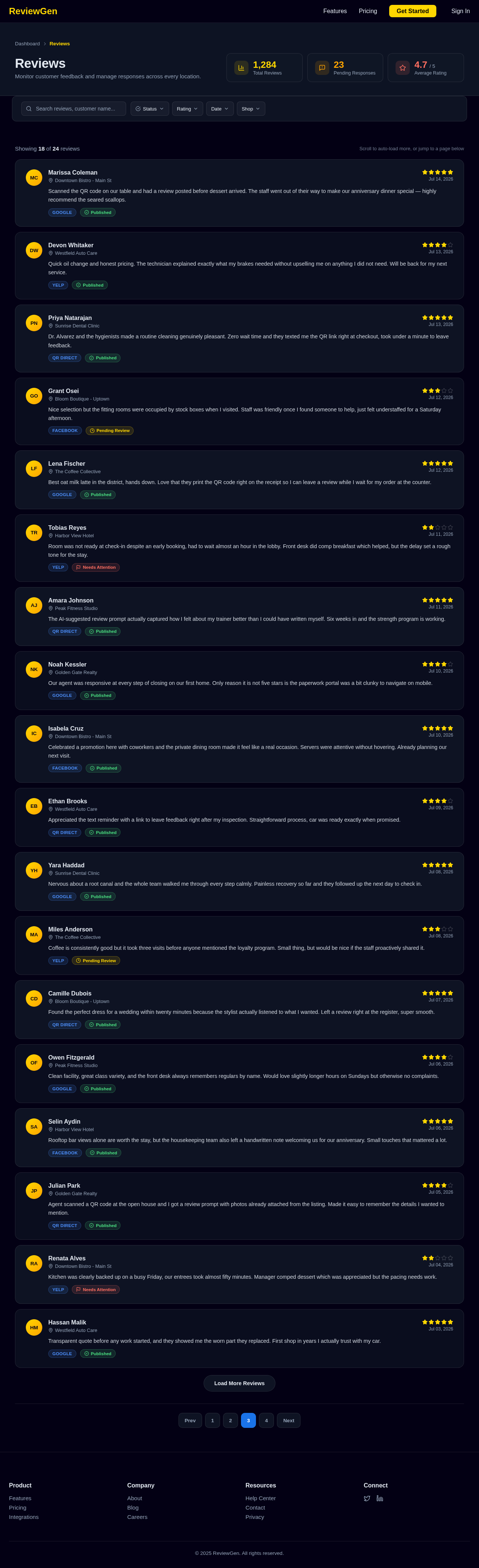 Reviews design preview