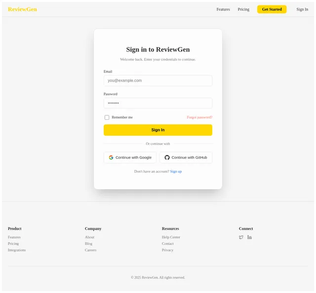 Login