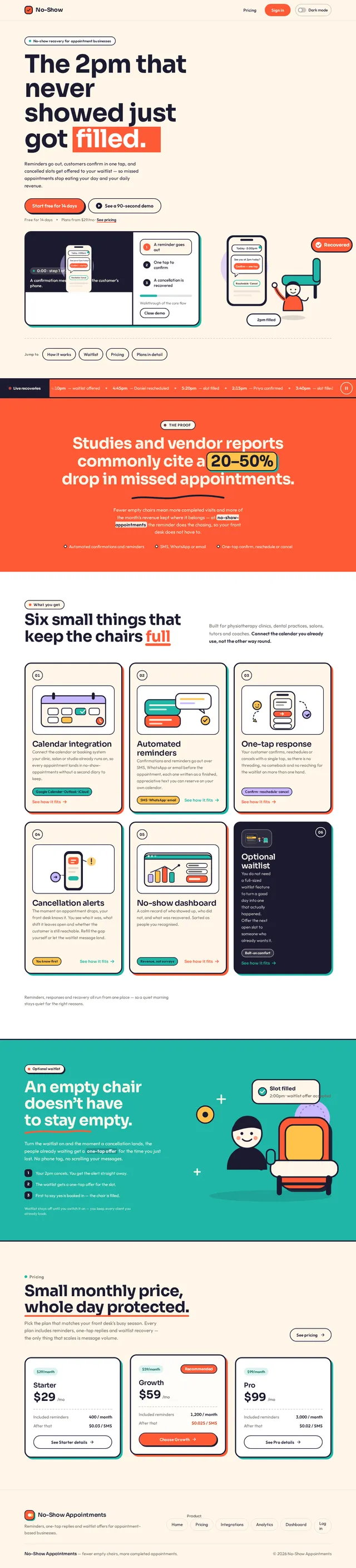 Landing page