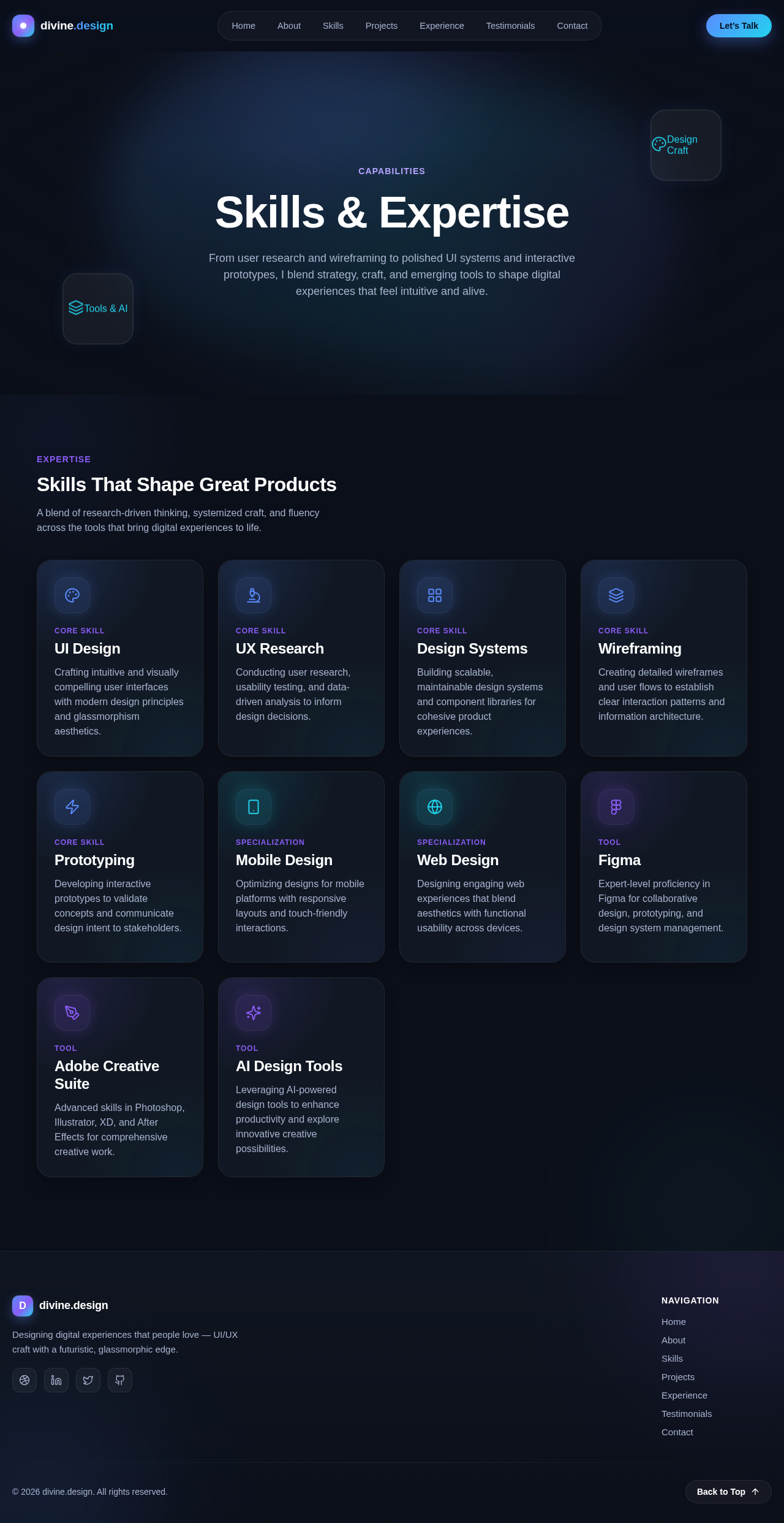 Skills design preview