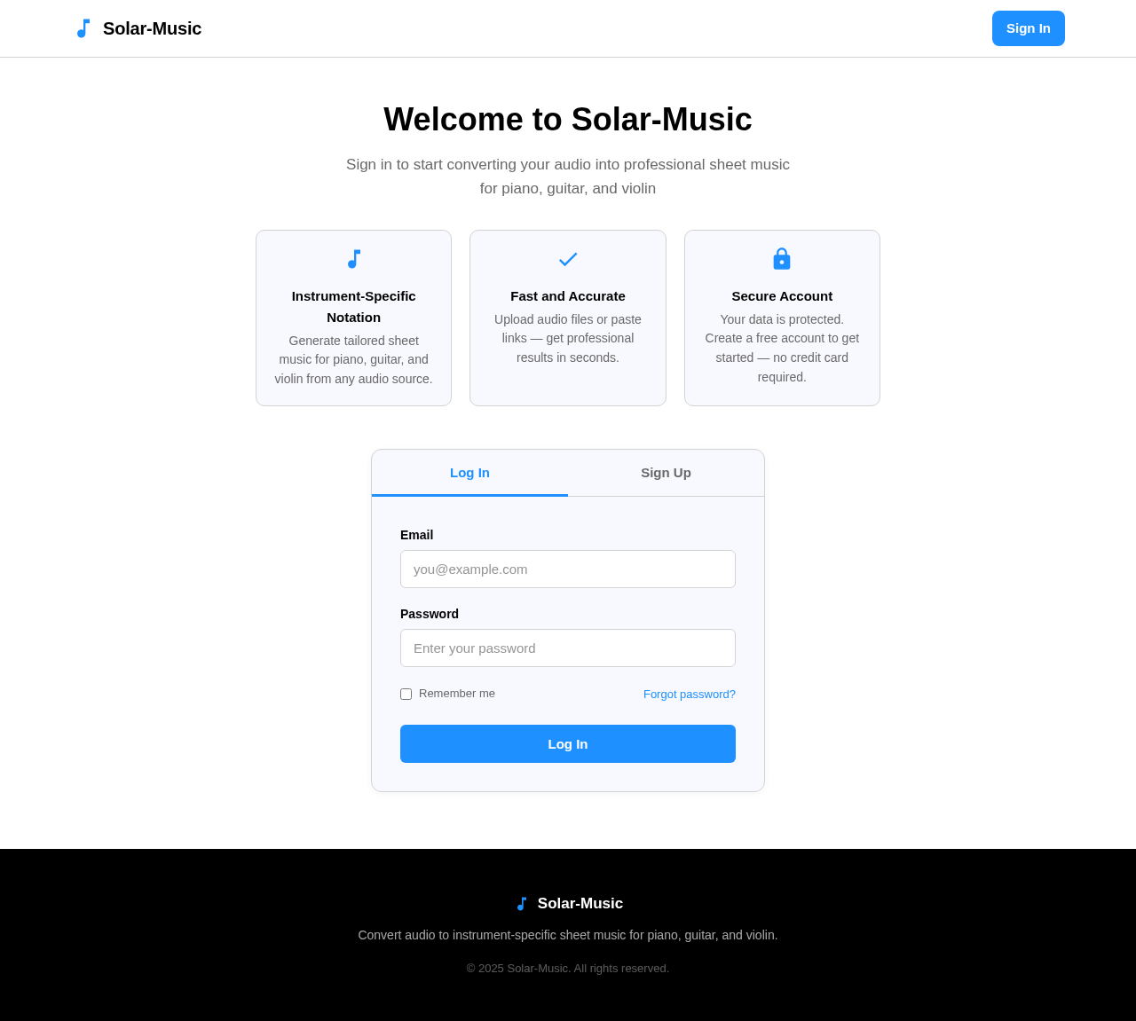 Authentication design preview