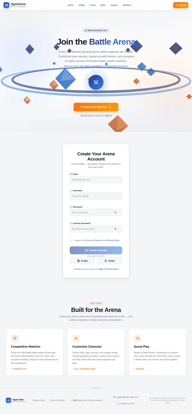 Signup