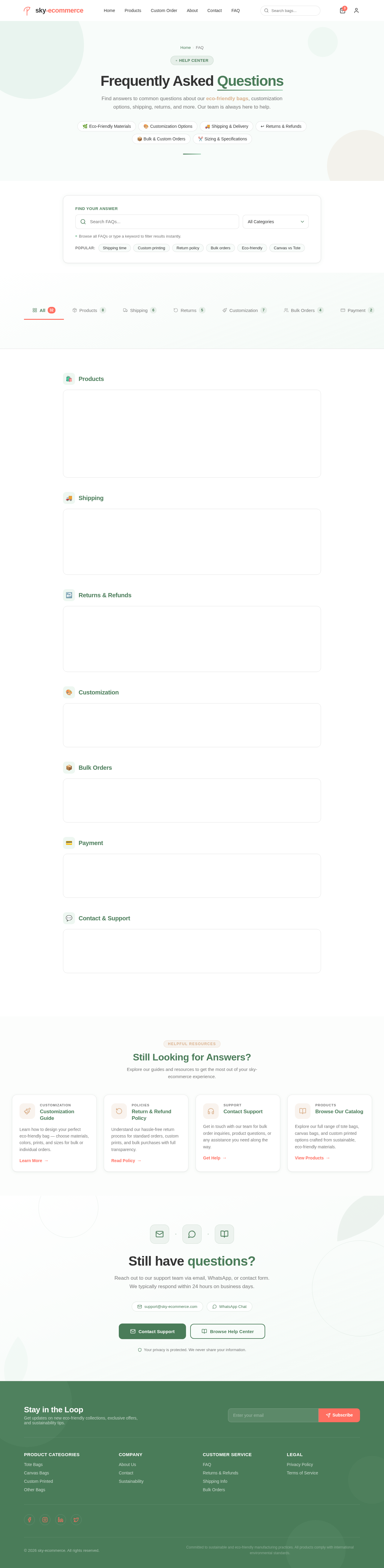 FAQ design preview