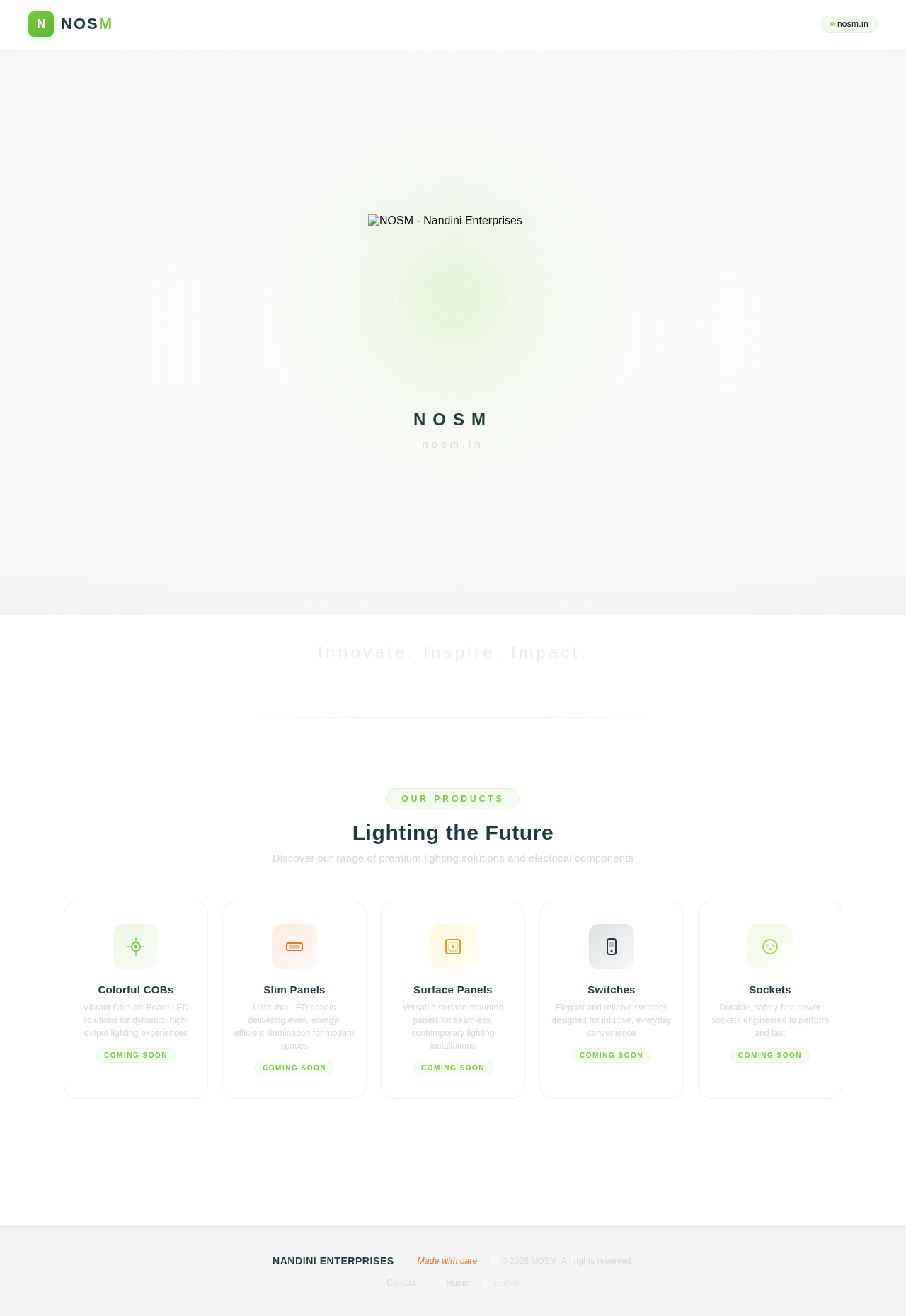 Landing design preview
