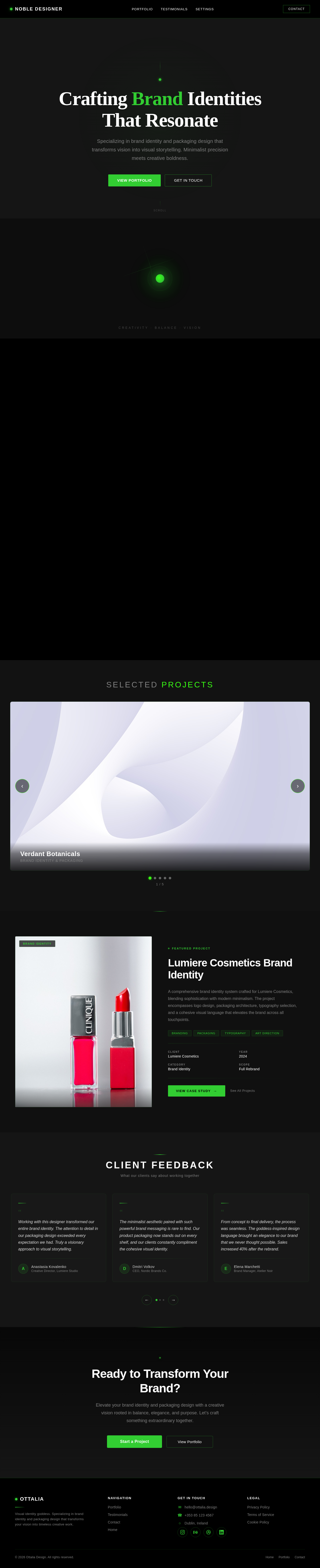 Landing design preview