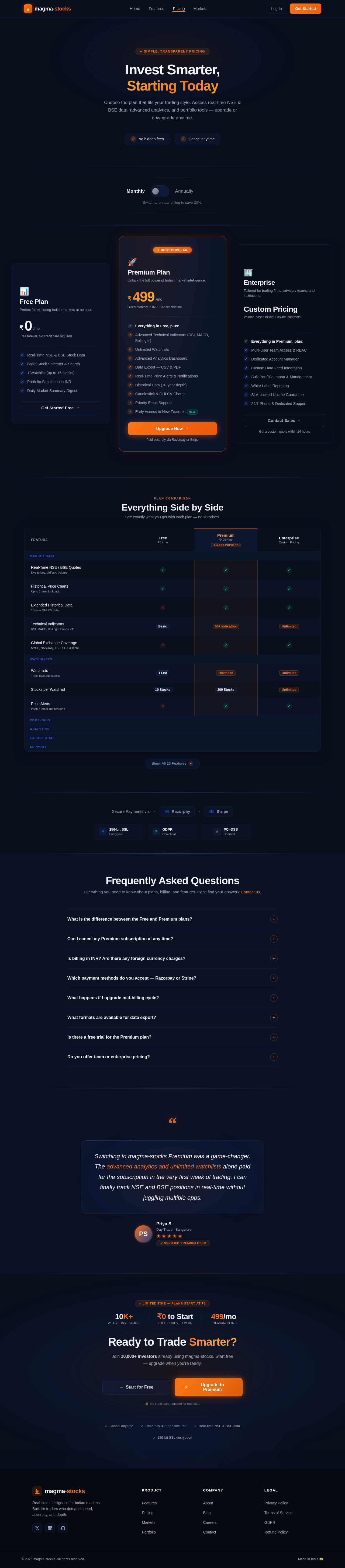 Pricing design preview