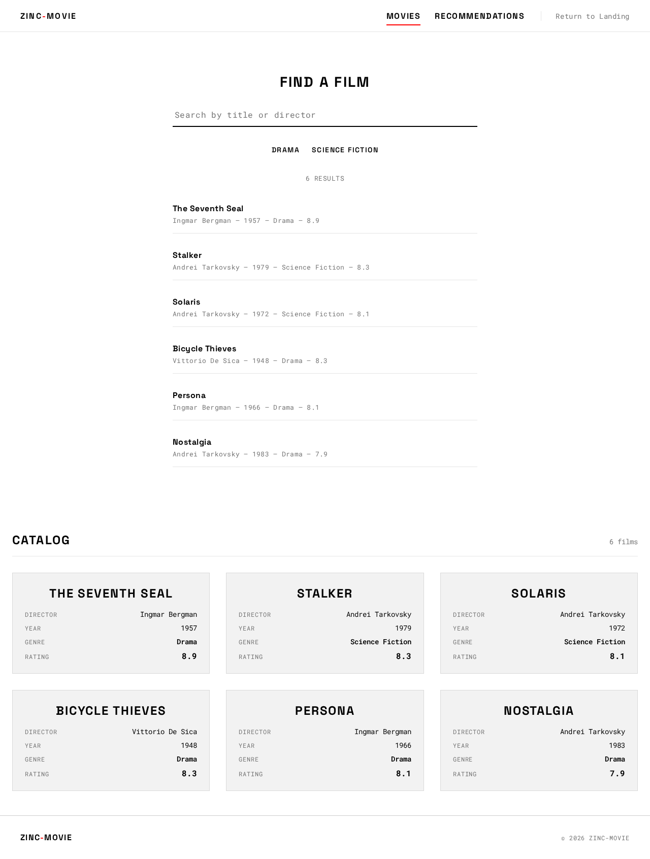 Movies design preview