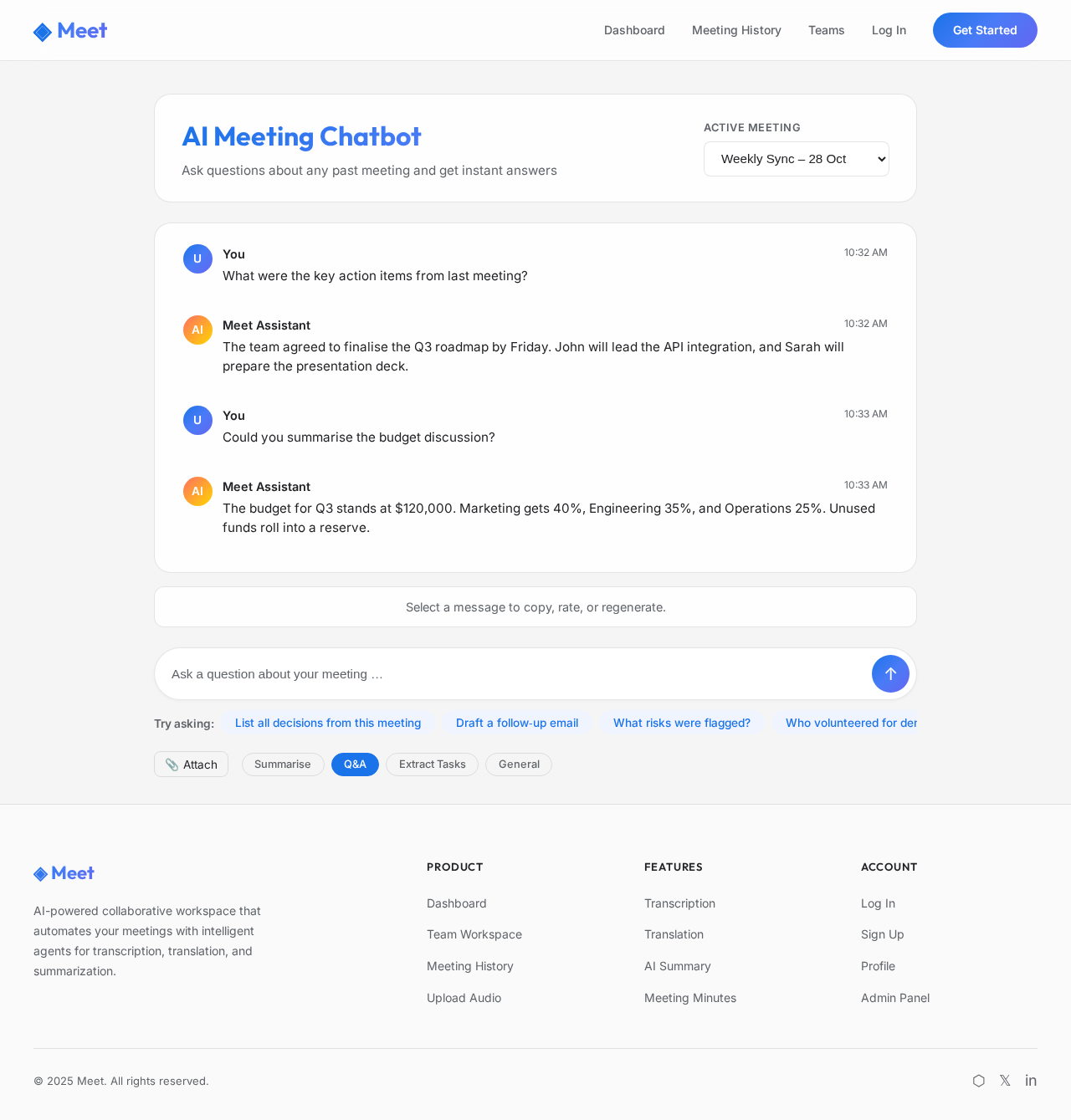 Chatbot design preview