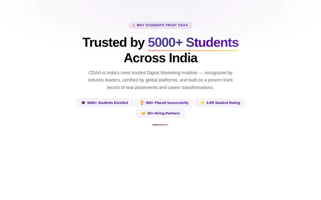 Trust Section