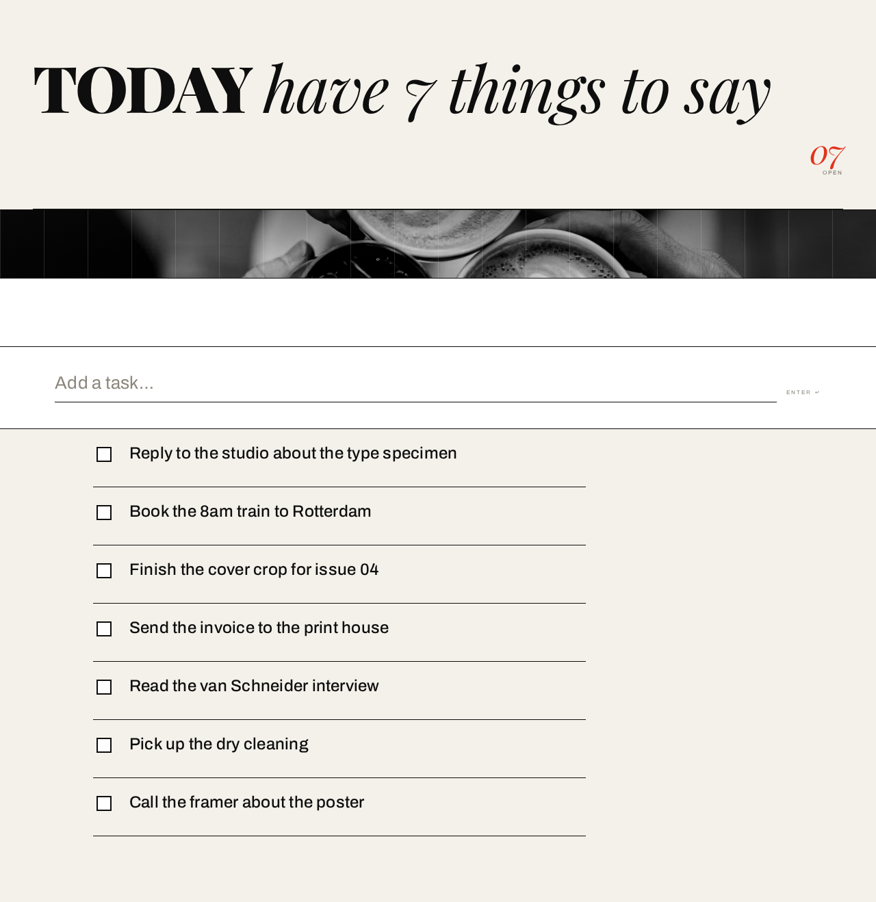 Todo design preview