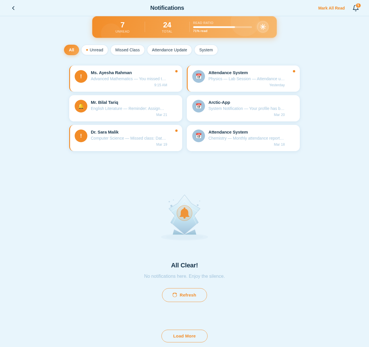 Notifications design preview