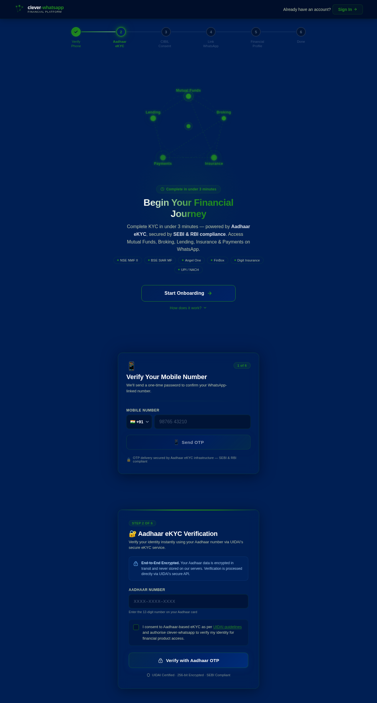 Onboarding design preview