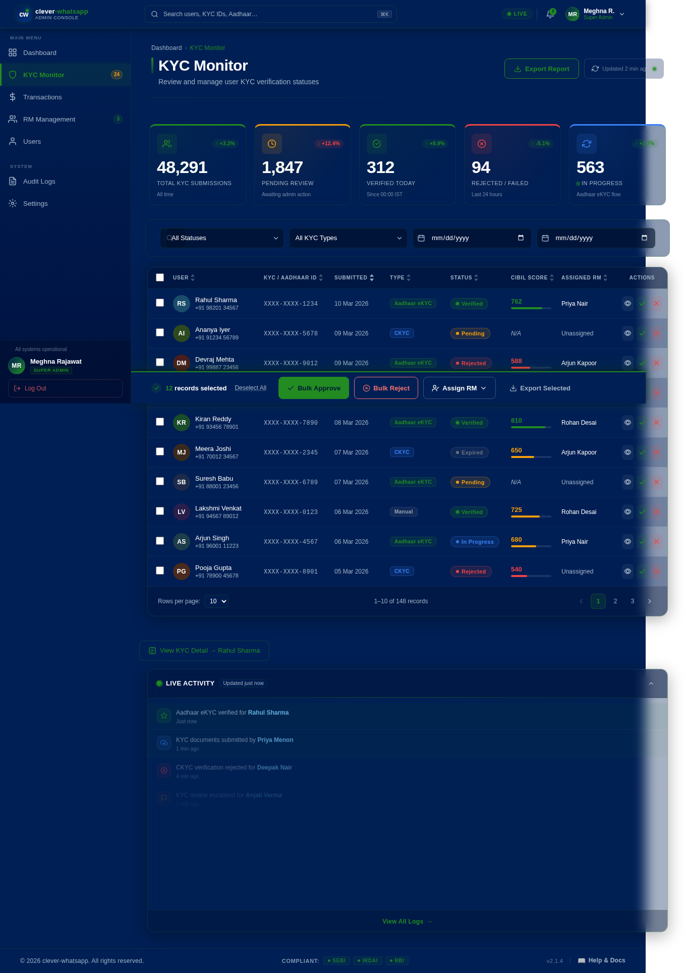KYC Monitor design preview