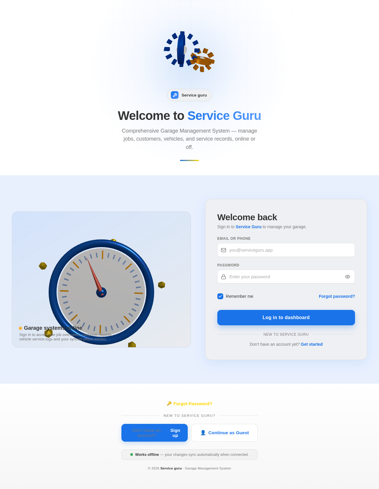 Login design preview
