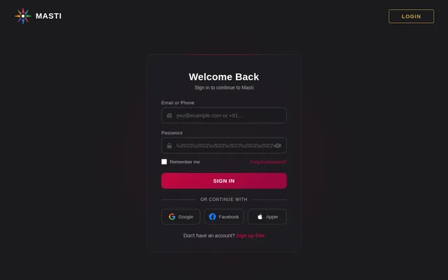 Login