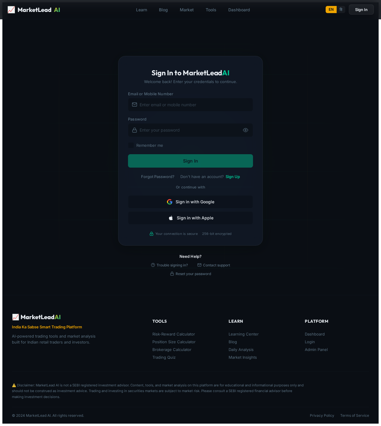 Login design preview