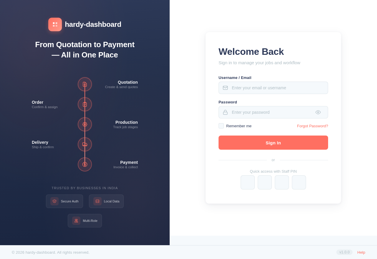 Login design preview