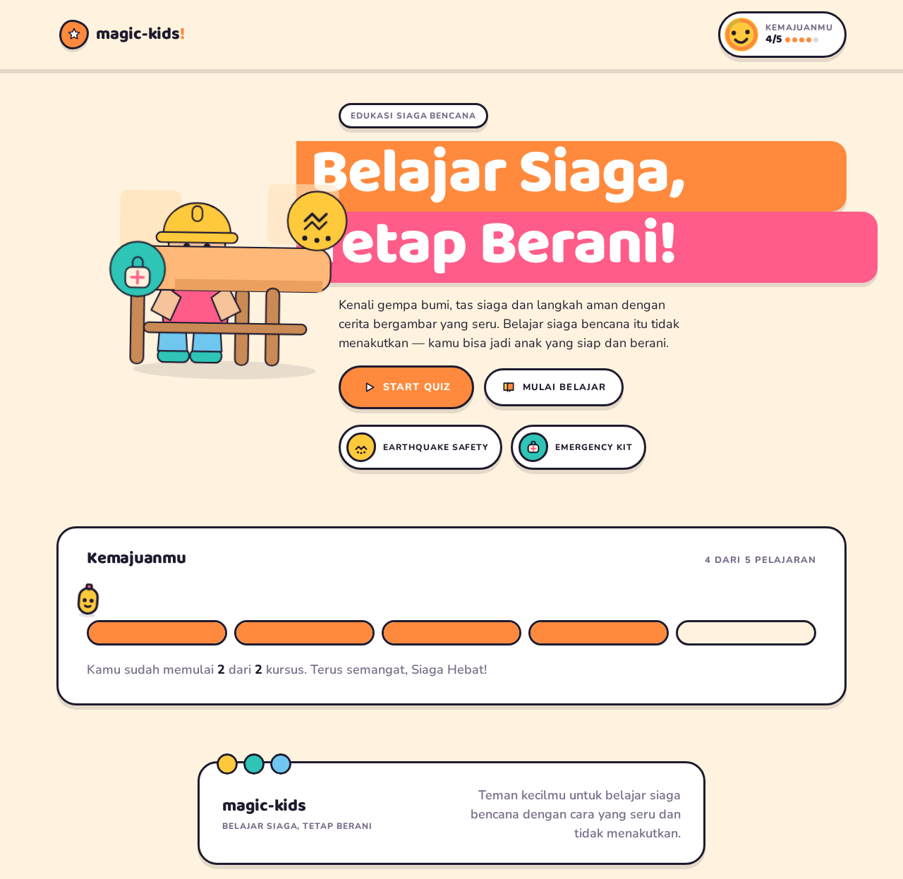 Landing design preview