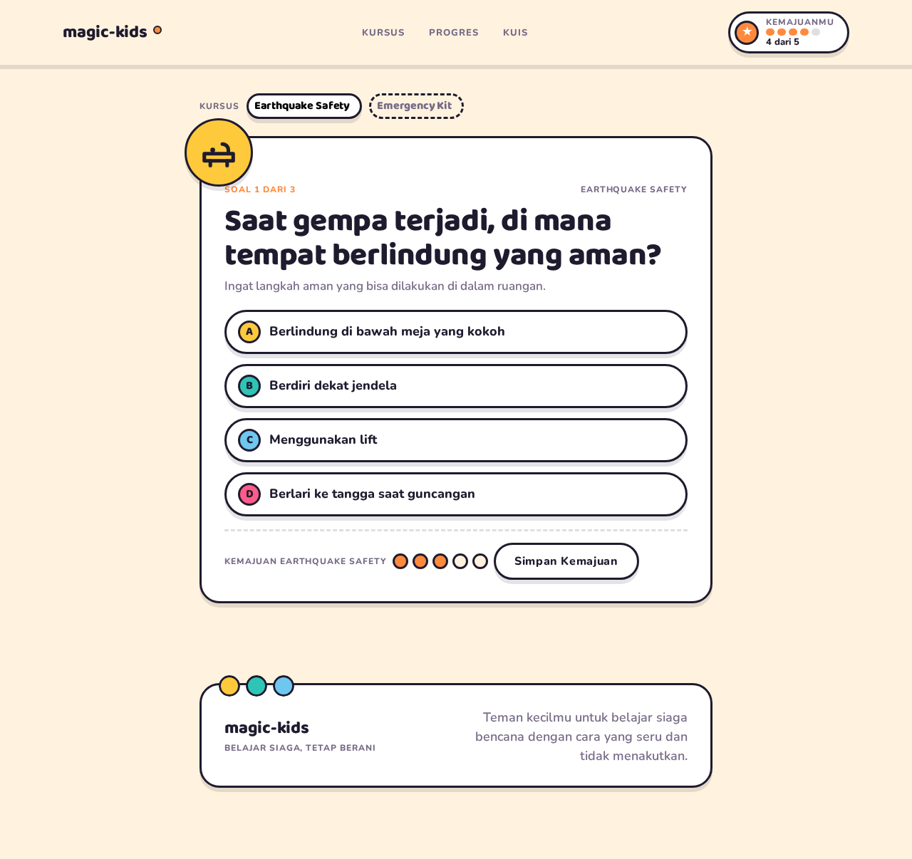 Quiz design preview