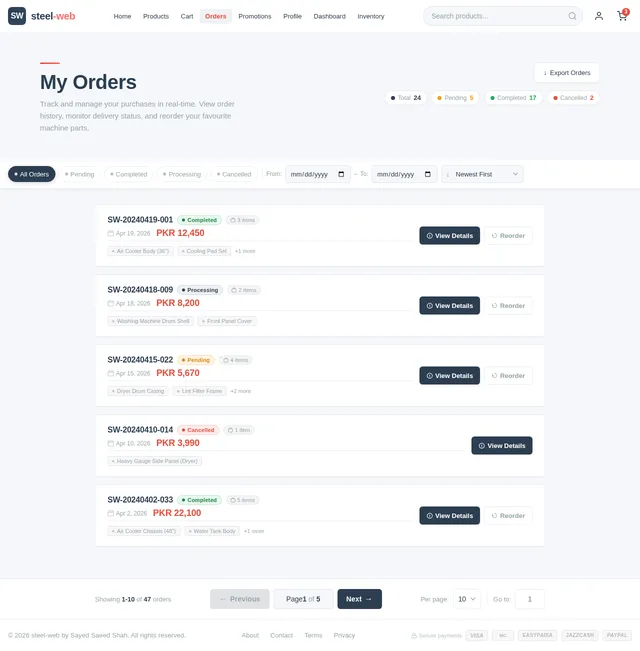 Orders